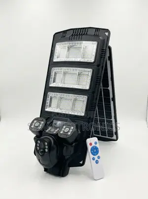Solar Camera With Light 2 Lens