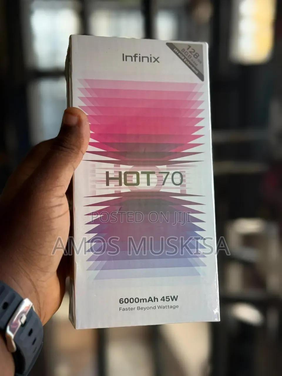 New Infinix Hot 70 128 GB Purple