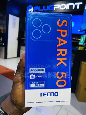 New Tecno Spark 50 128 GB Gray