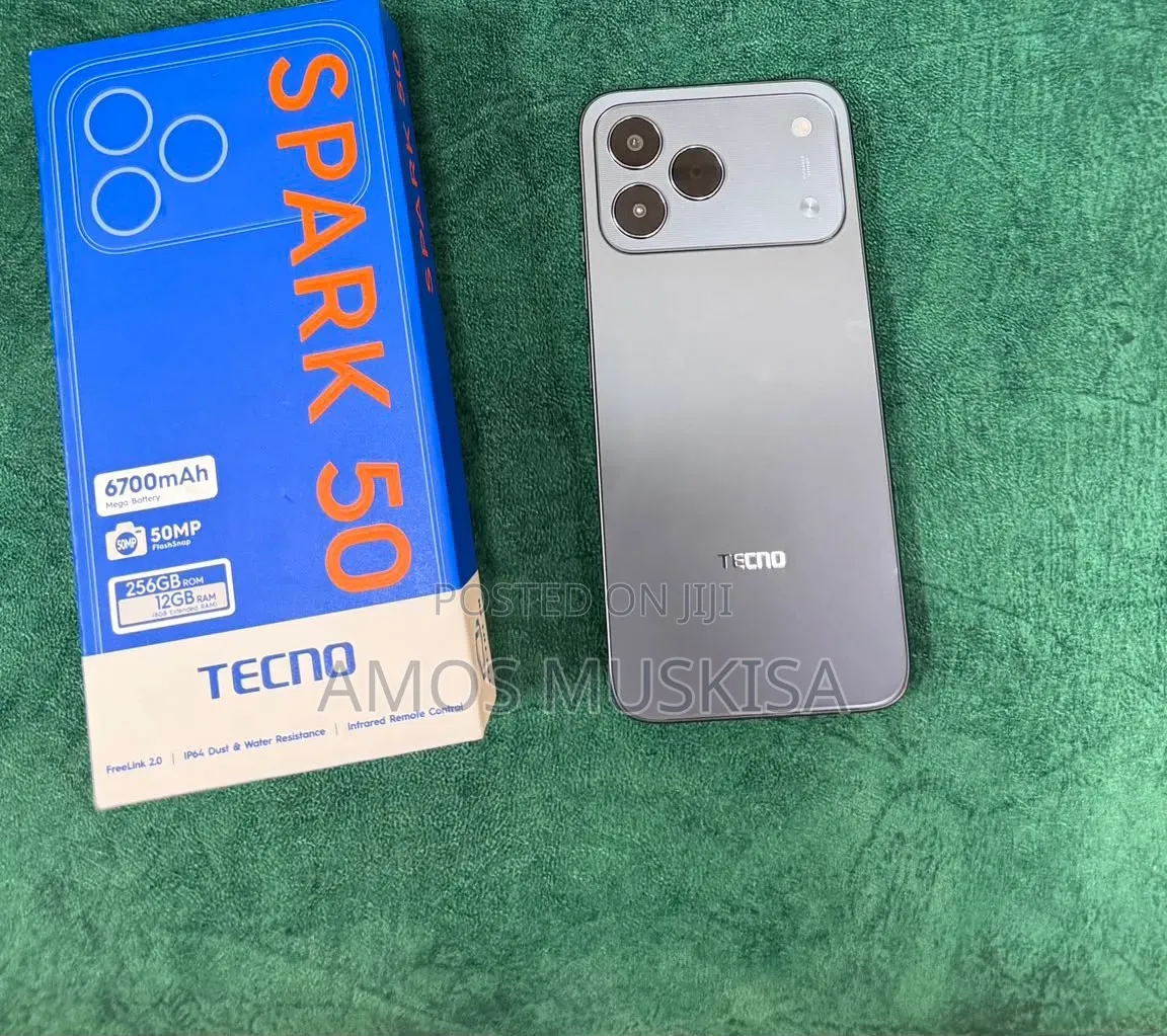 New Tecno Spark 50 128 GB Gray