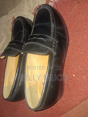 Men's Black Loafers-Size 42-Good Condition
