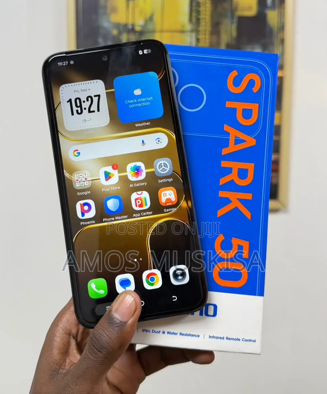 New Tecno Spark 50 128 GB Gray