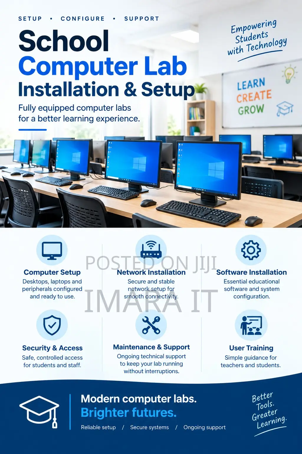 School Computer Lab Set-Up and Installation