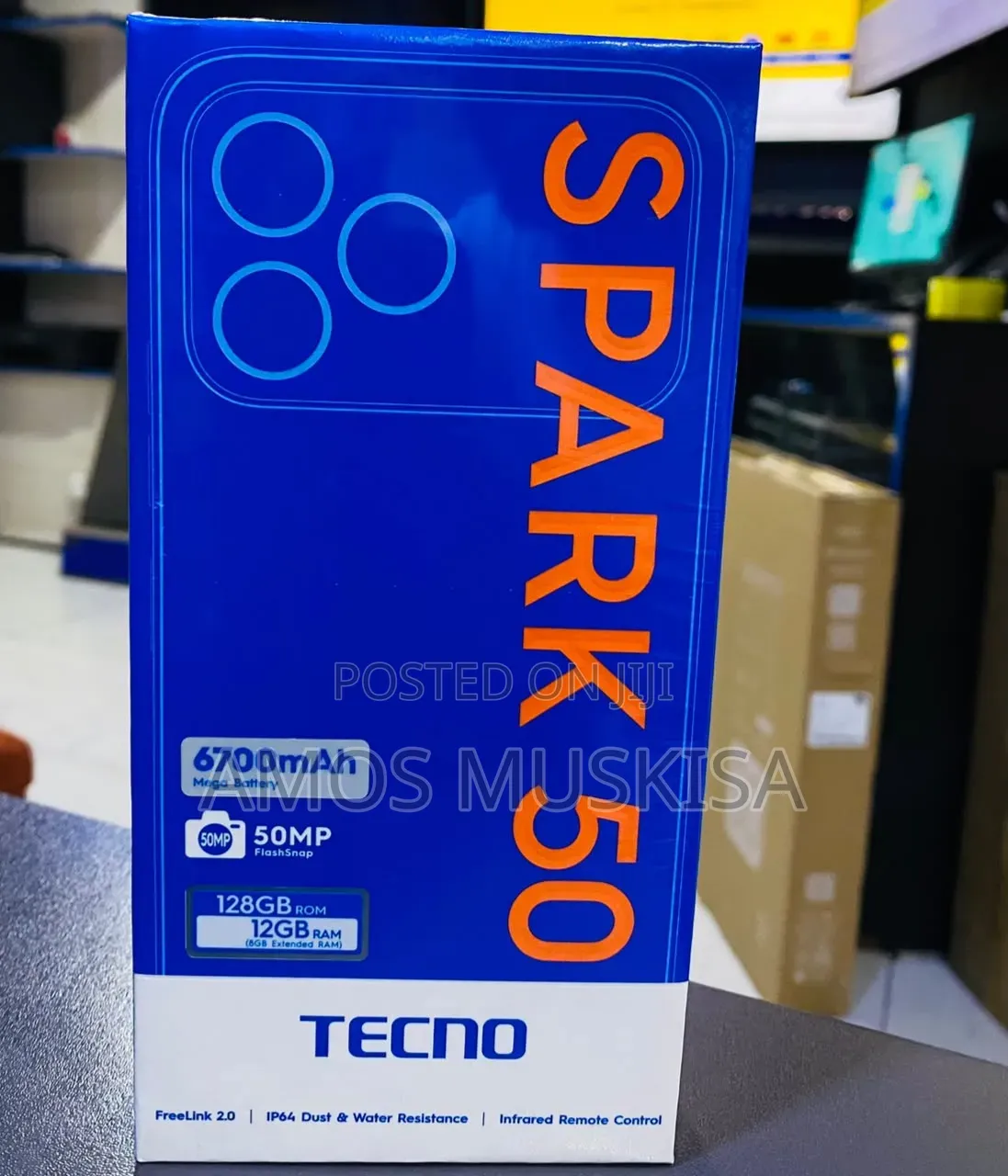 New Tecno Spark 50 128 GB Blue