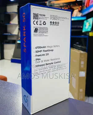New Tecno Spark 50 128 GB Blue