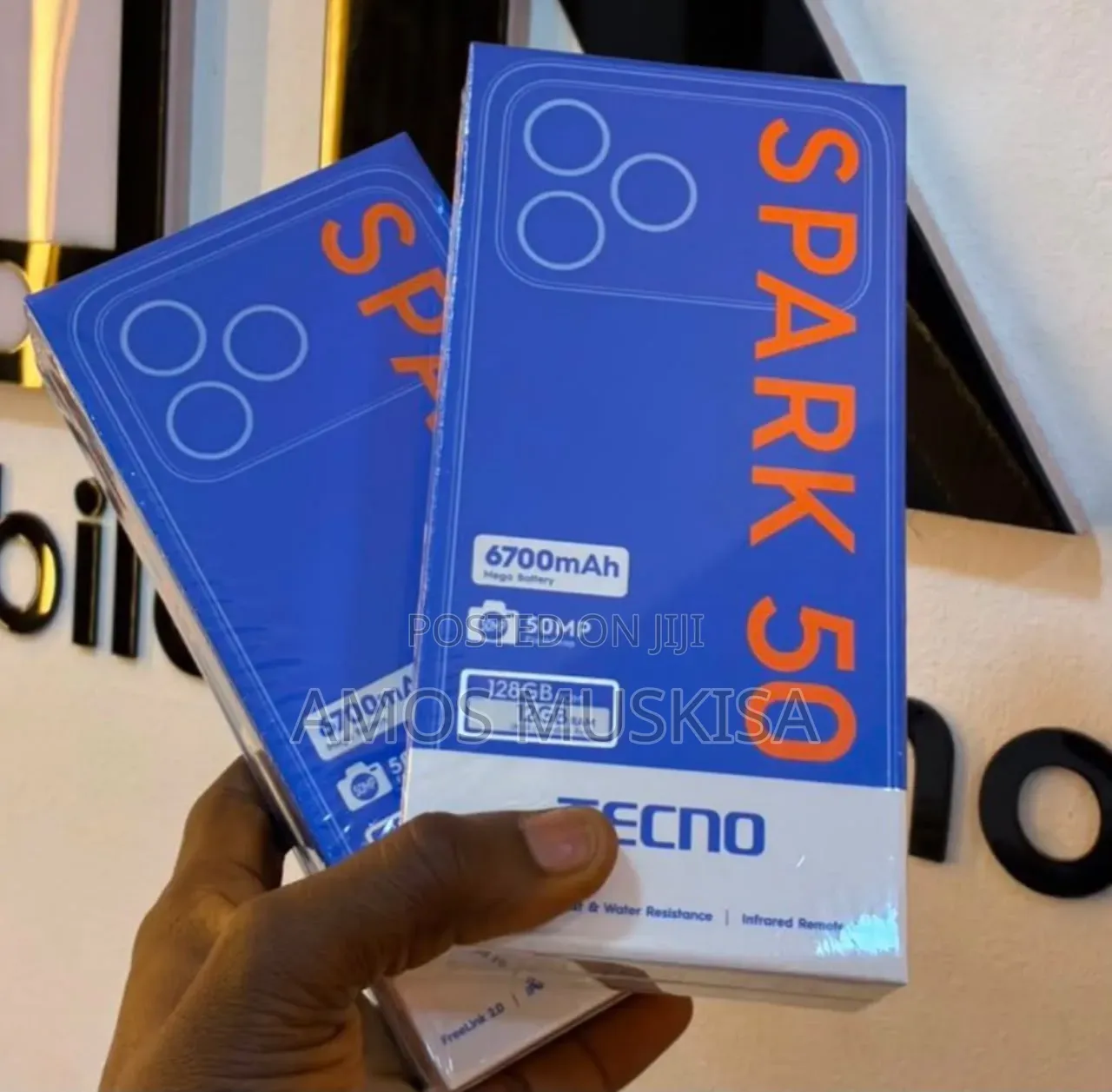 New Tecno Spark 50 128 GB Blue