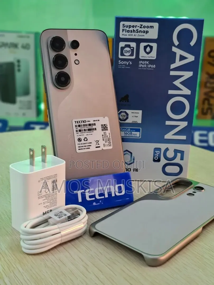 New Tecno Camon 50 Pro 256 GB Bronze
