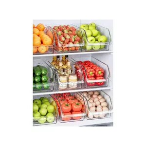 2Pcs Acrylic Fridge Containers