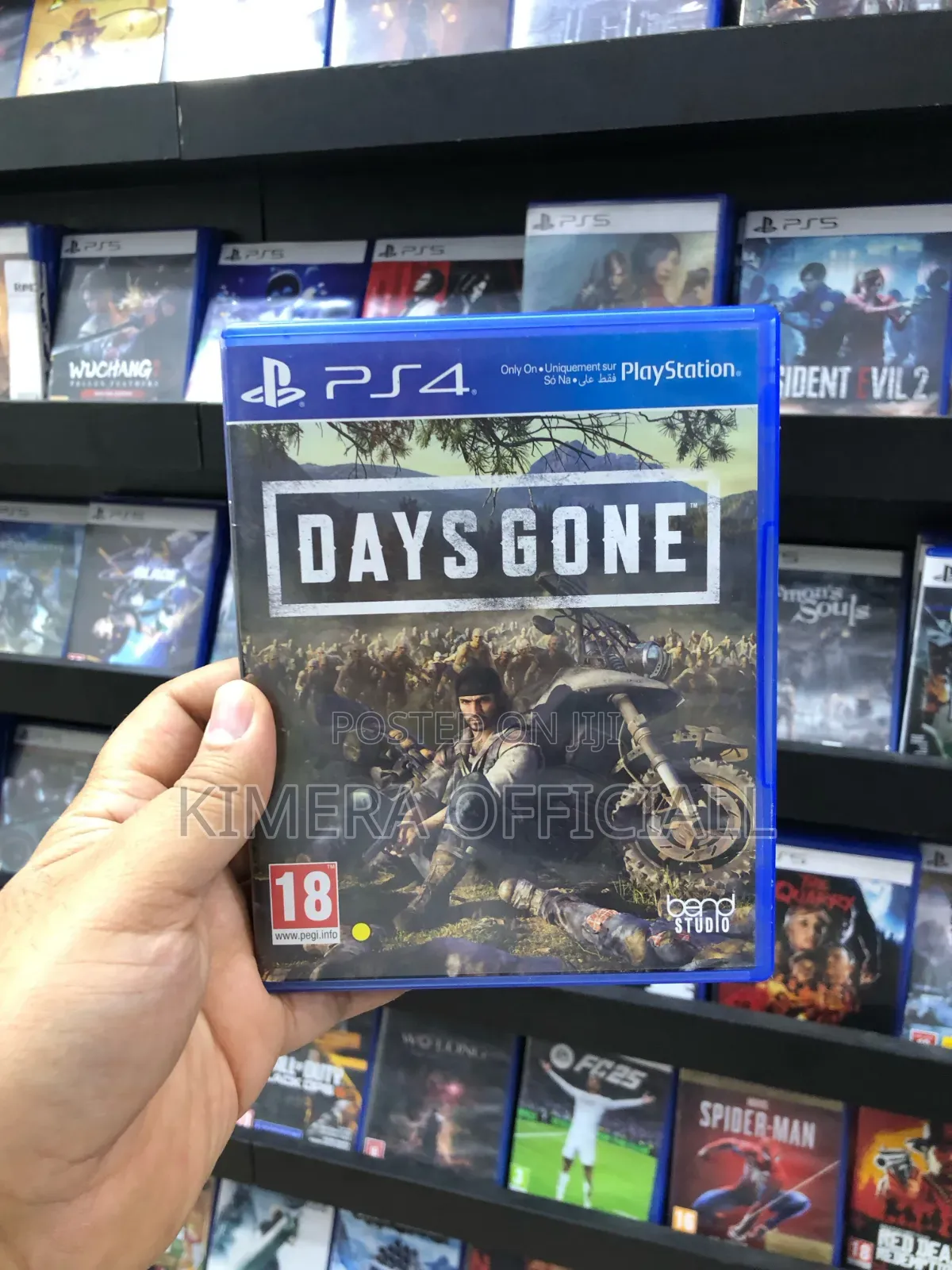 Days Gone PS4 Game Disc - Original Action Open World Zombie Game