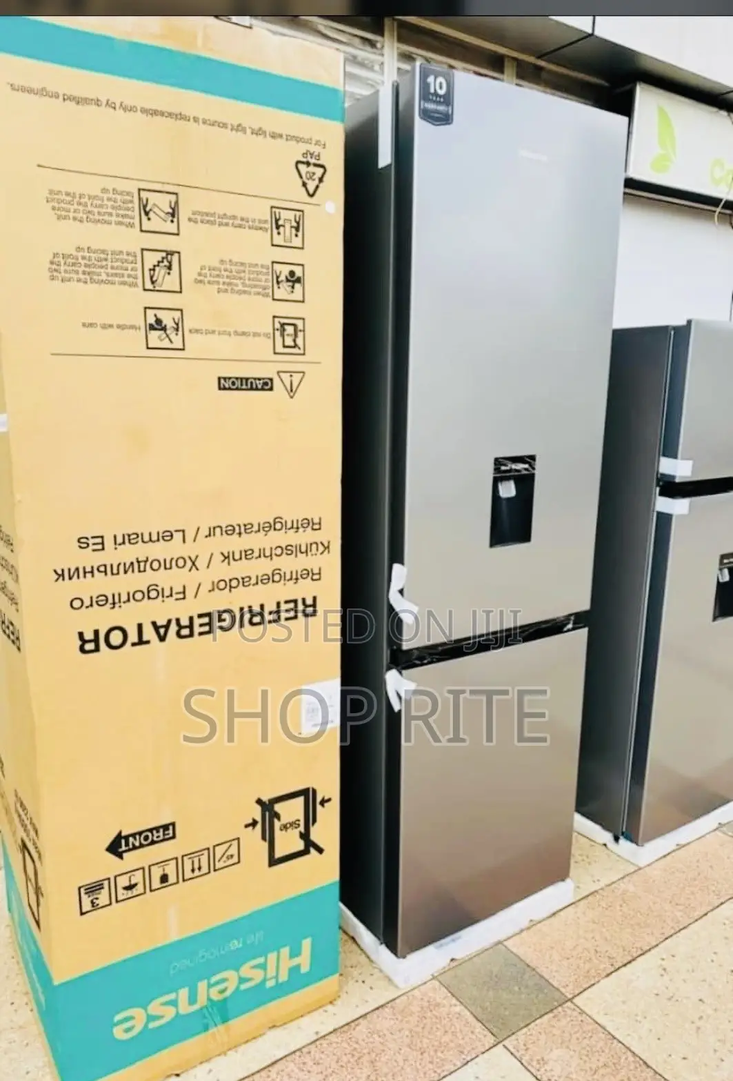 HISENSE 341 Liters Double Door Bottom Freezer New Model Refrigerator