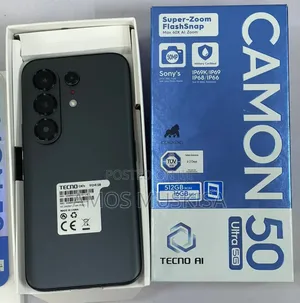 New Tecno Camon 50 Ultra 512 GB Black