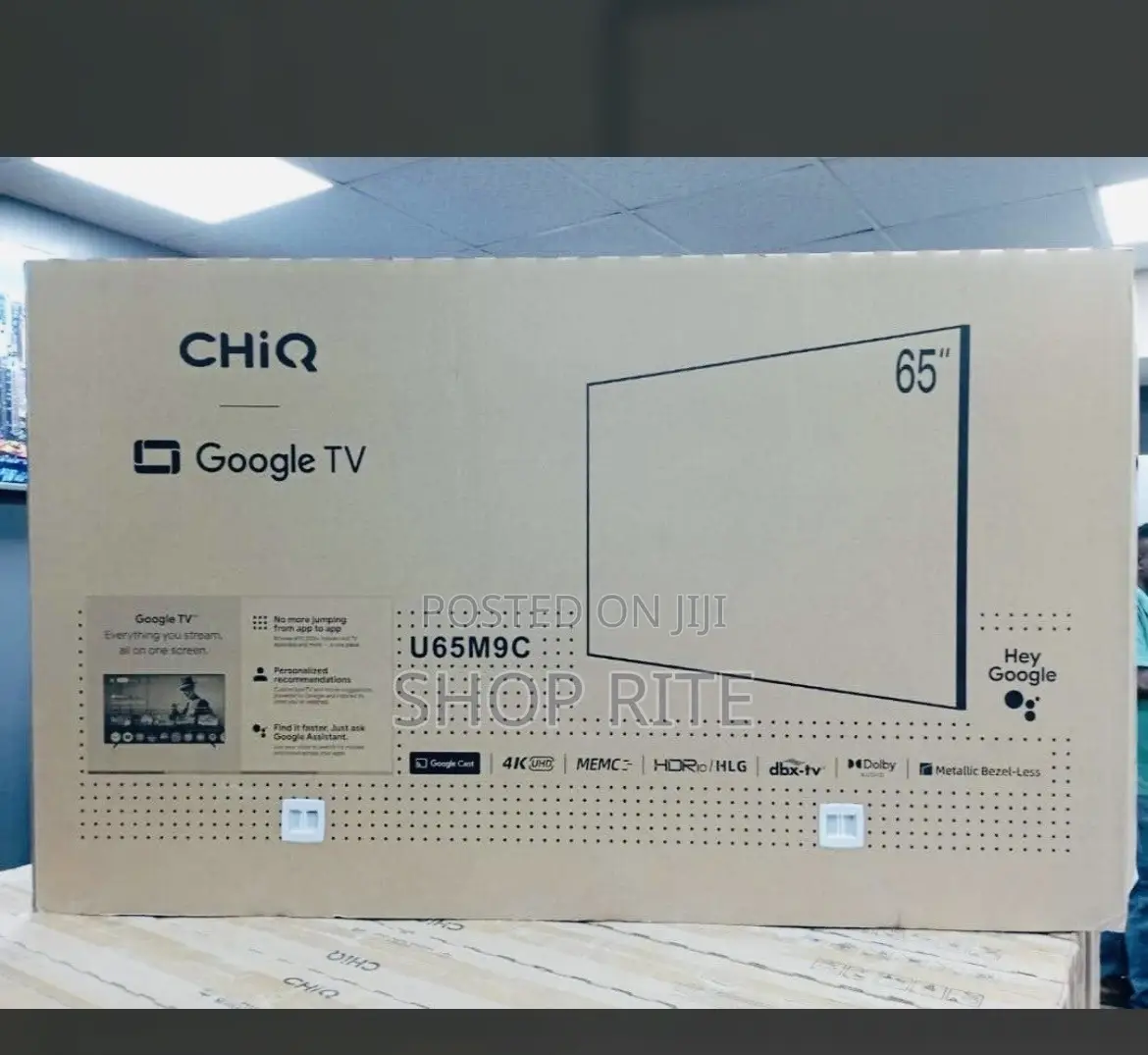 Chiq 65 Inches Google Led TV Model U65m9c
