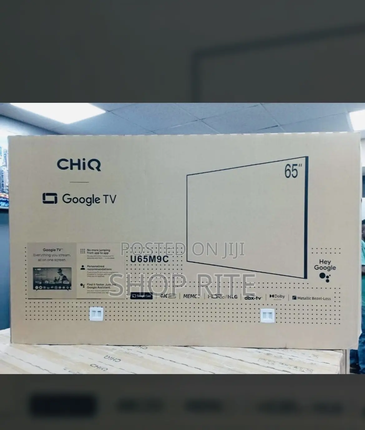 Chiq 65 Inches Google Led TV Model U65m9c