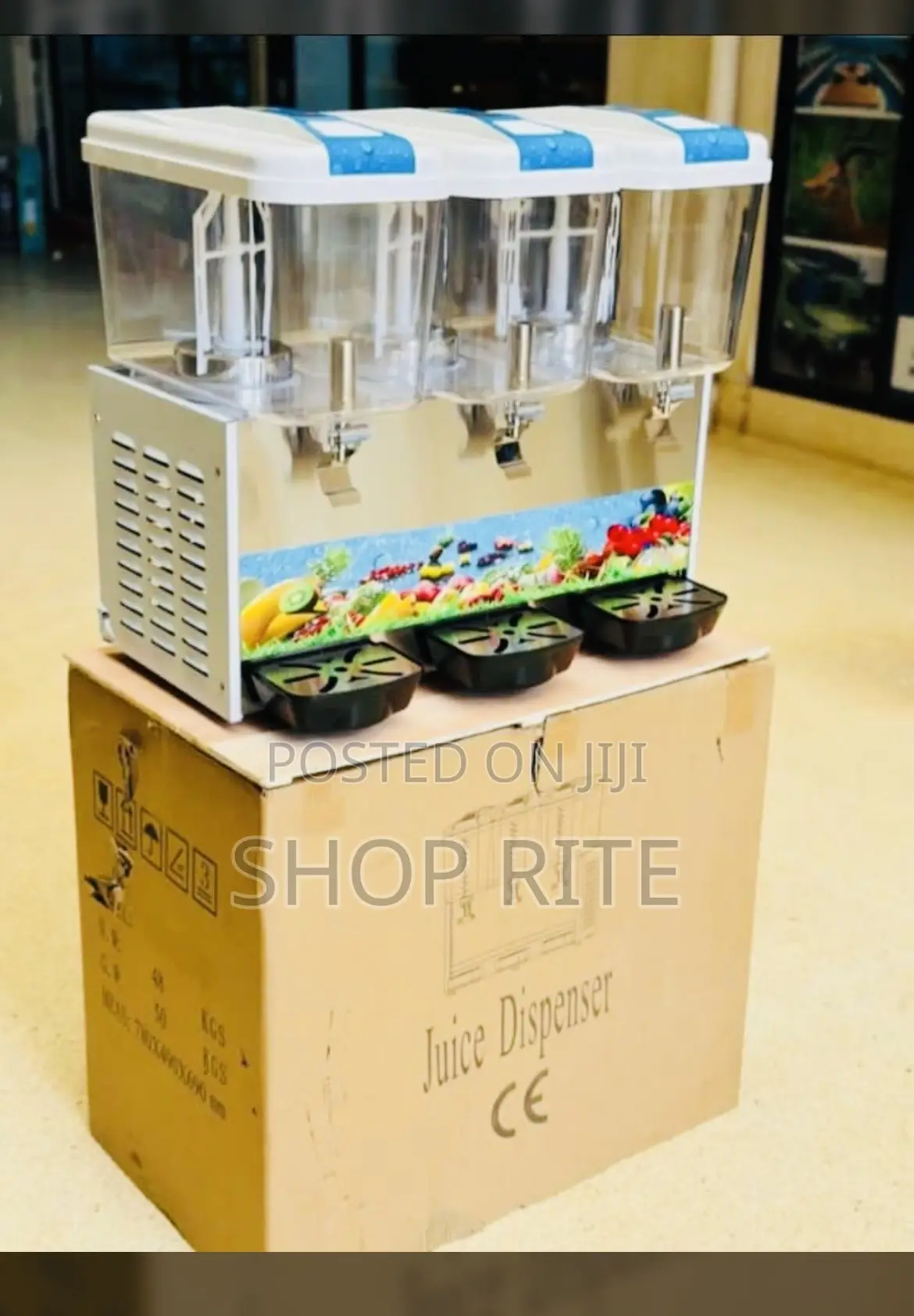 PIXEL 3 Tanks 18 Liters Juice Cooling Dispenser