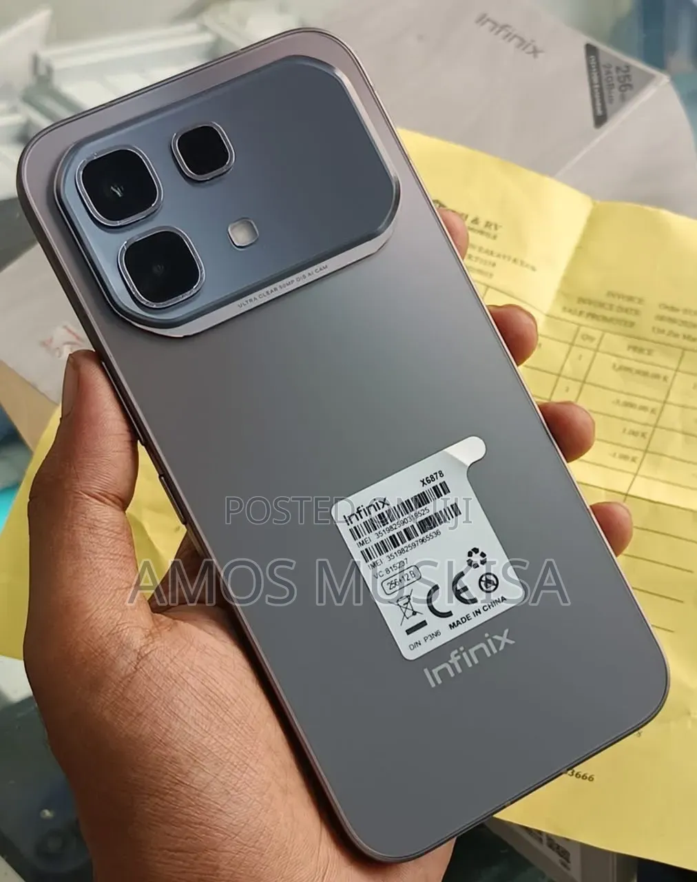 New Infinix Note 60 Pro 256 GB Gray