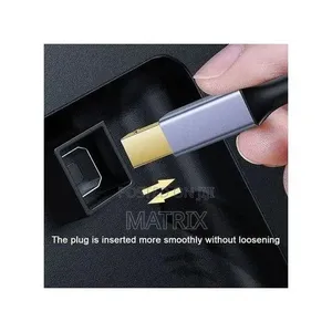 Printer Cable Type-C to USB B 2.0 Printer Scanner Laptop Computer