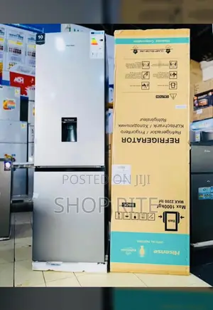 HISENSE 341 Liters Double Door Refrigerator With Water Dispenser