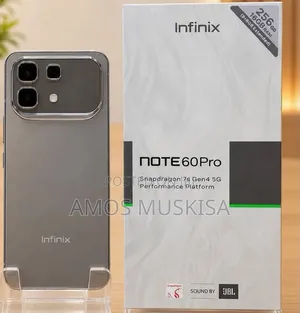 New Infinix Note 60 Pro 256 GB Gray