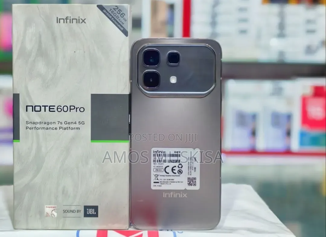 New Infinix Note 60 Pro 256 GB Gray