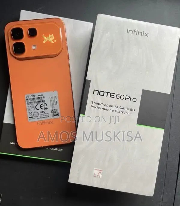 New Infinix Note 60 Pro 256 GB Orange