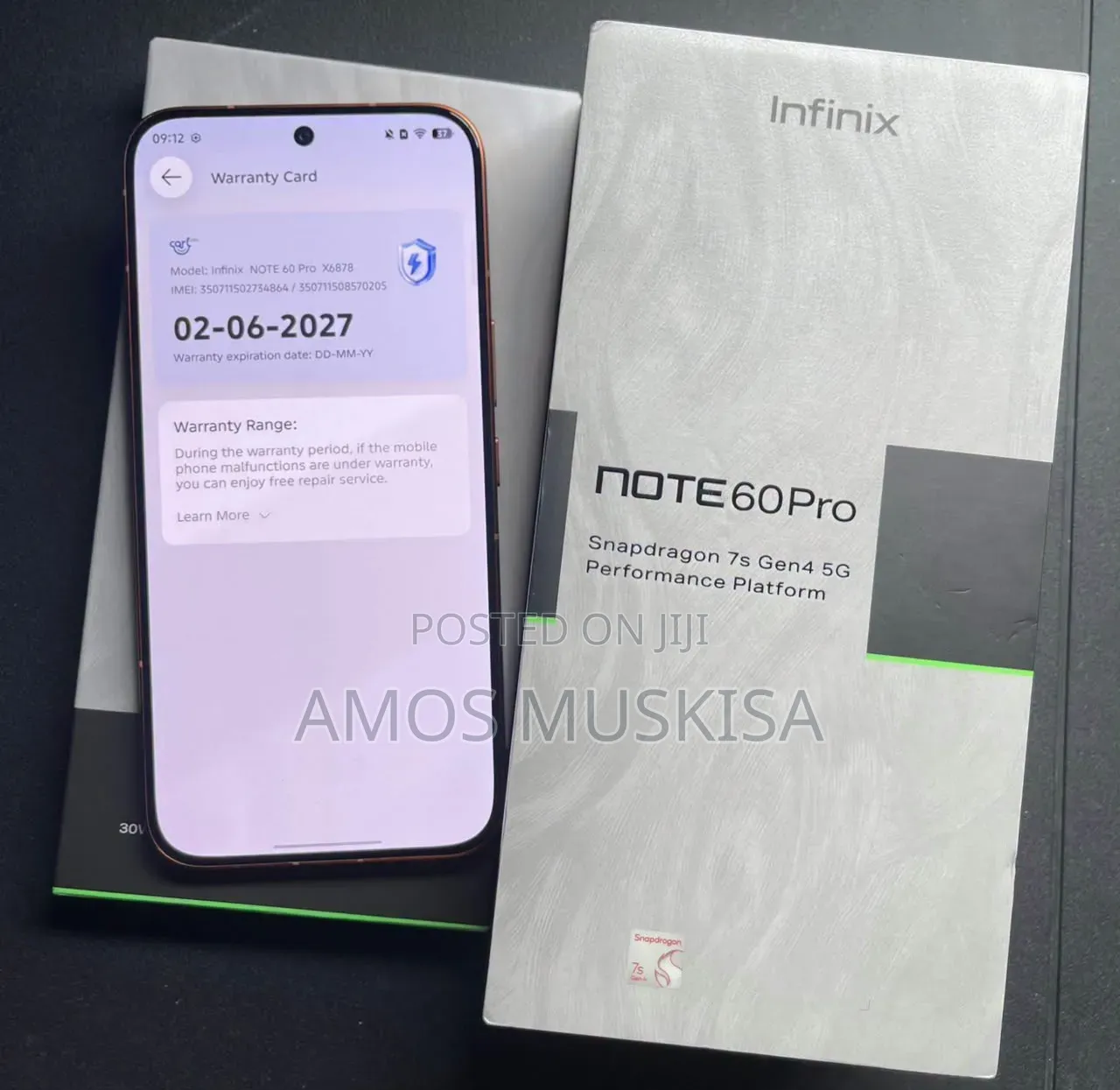 New Infinix Note 60 Pro 256 GB Orange