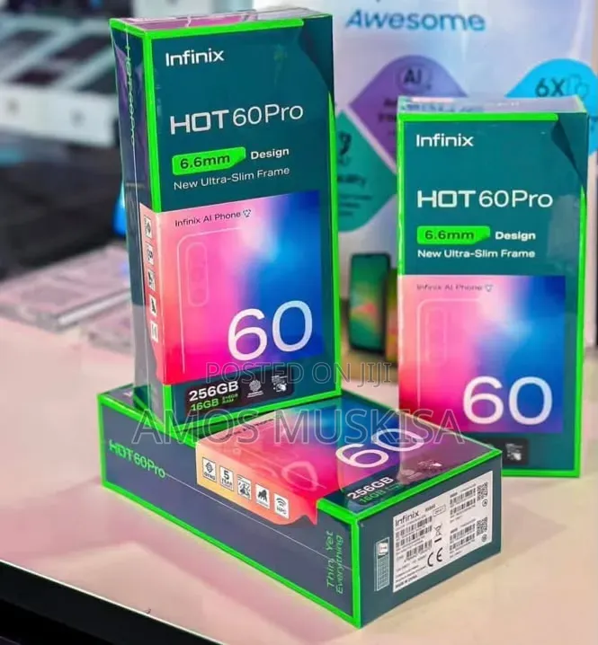 New Infinix Hot 60 Pro+ 256 GB Black