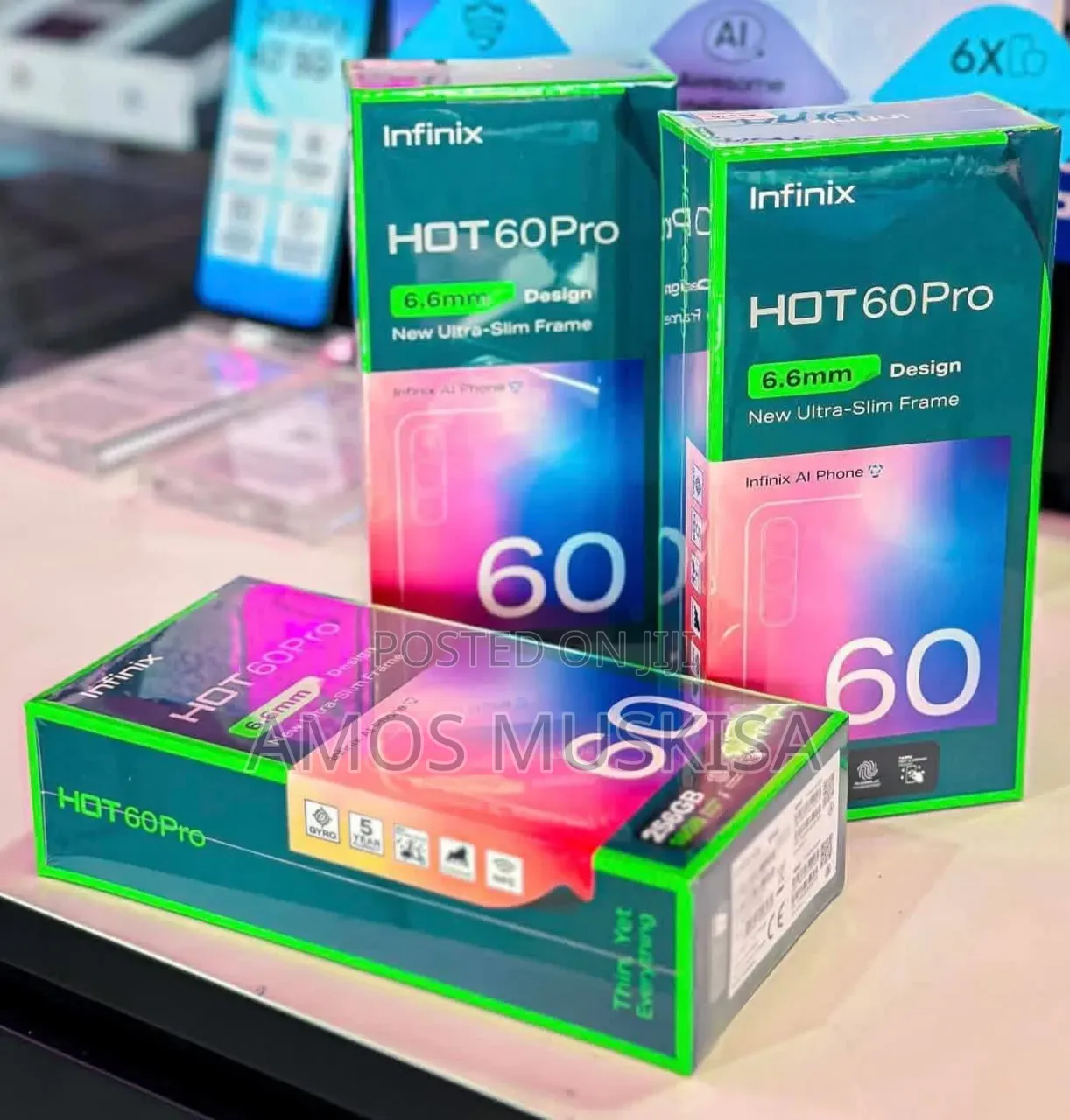 New Infinix Hot 60 Pro+ 256 GB Black