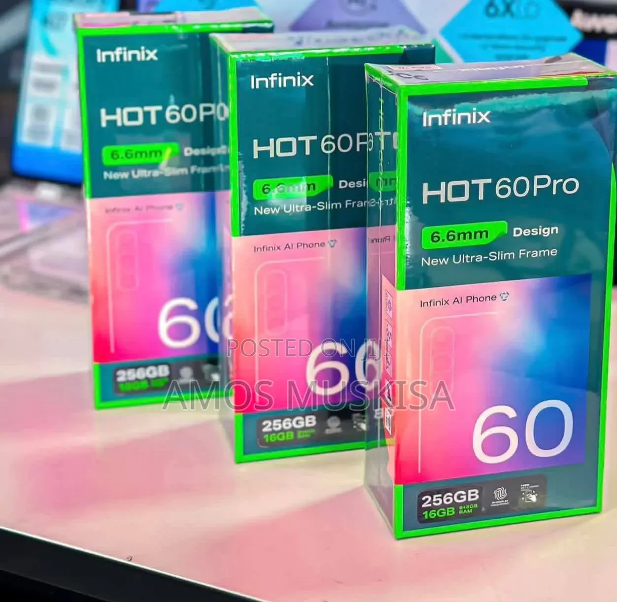 New Infinix Hot 60 Pro+ 256 GB Black