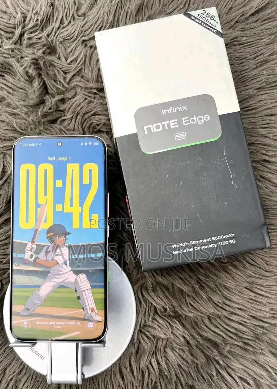 New Infinix Note Edge 256 GB Silver