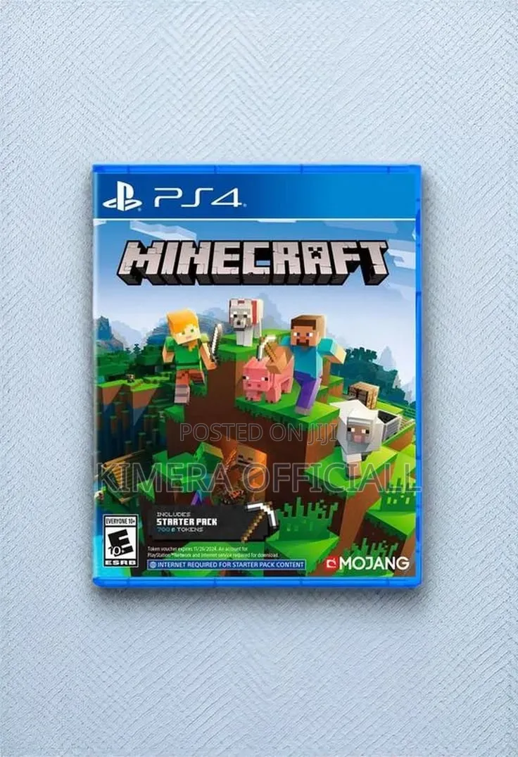 Minecraft PS4 Game Disc - Unlimited Building Creative Fun