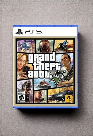 GTA 5. Grand Theft Auto v Game Cd for PS5