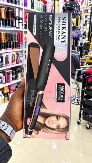 SOKANY Professional Hair Straightener – Ceramic Flat Iron, 750°F Max