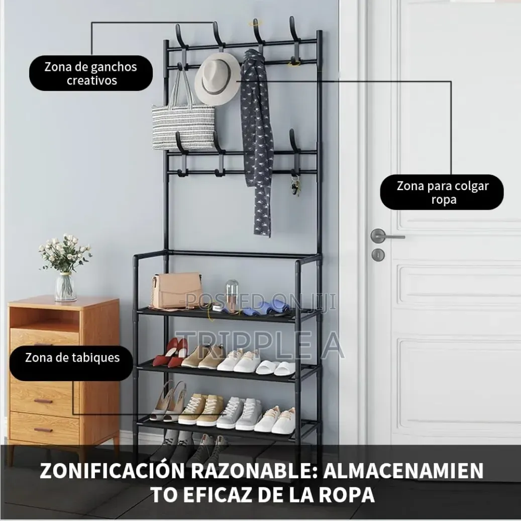 Wolpin 4 Tier Shoe Rack
