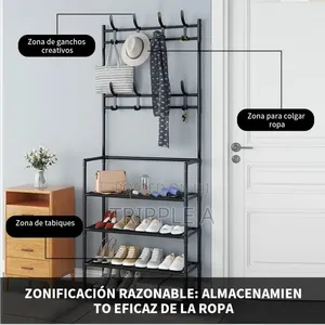 Wolpin 4 Tier Shoe Rack