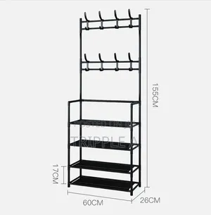 Wolpin 4 Tier Shoe Rack
