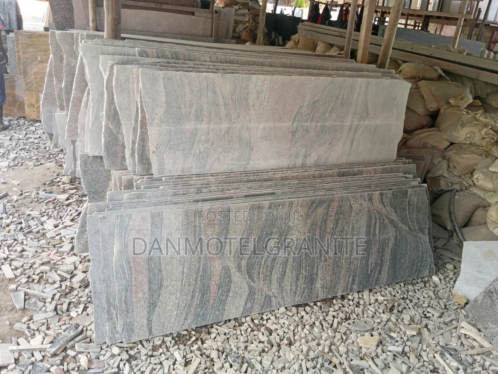 Premium Wave Grey Granite Slabs – Durable Elegant Natural Stone