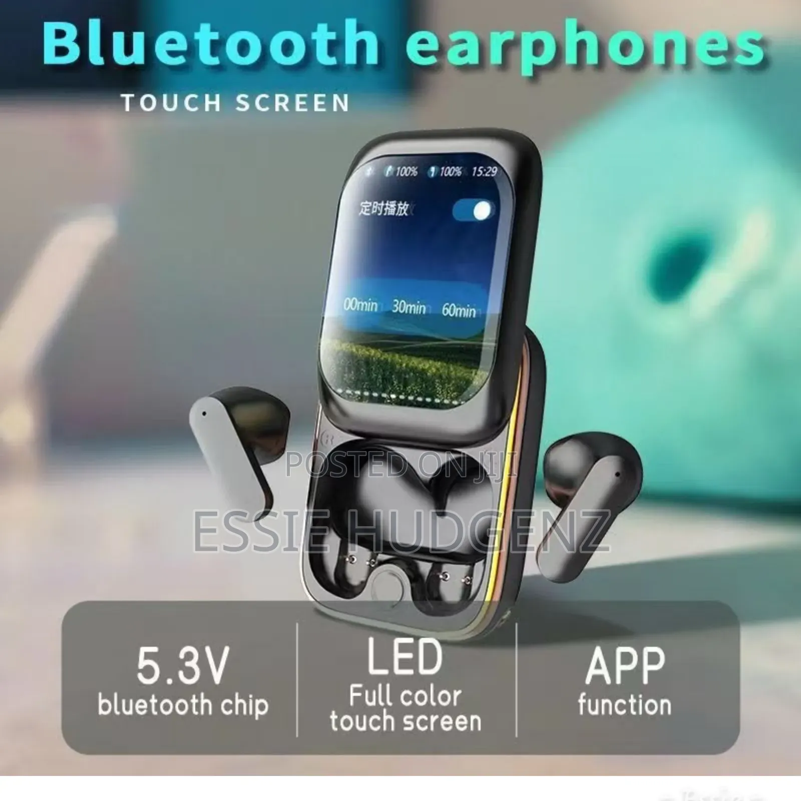 H8 Touch Screen Bluetooth Earphones