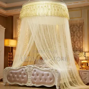 Royal Cream Canopy Bed Net