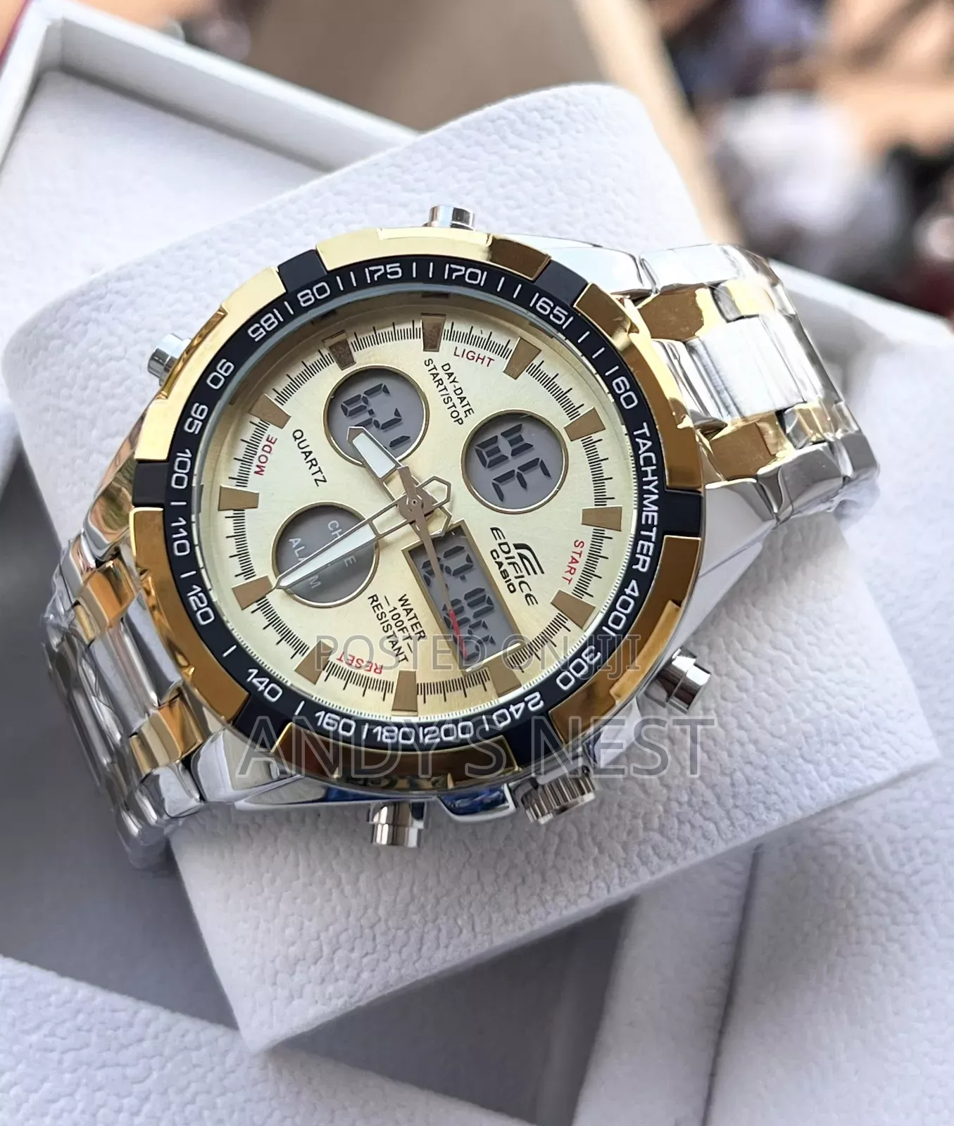 Edifice Casio Sliver Watch