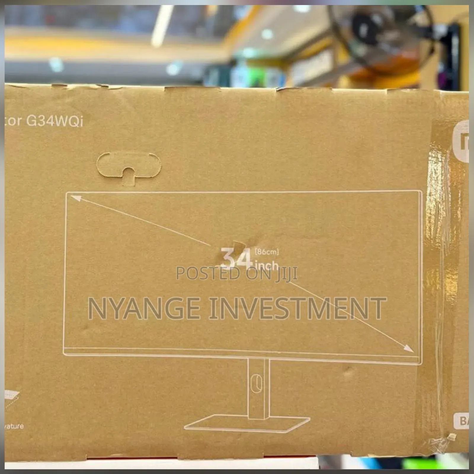 Xiaomi Curved Gaming Monitor 34 Inch 180Hz High Refresh Rate,