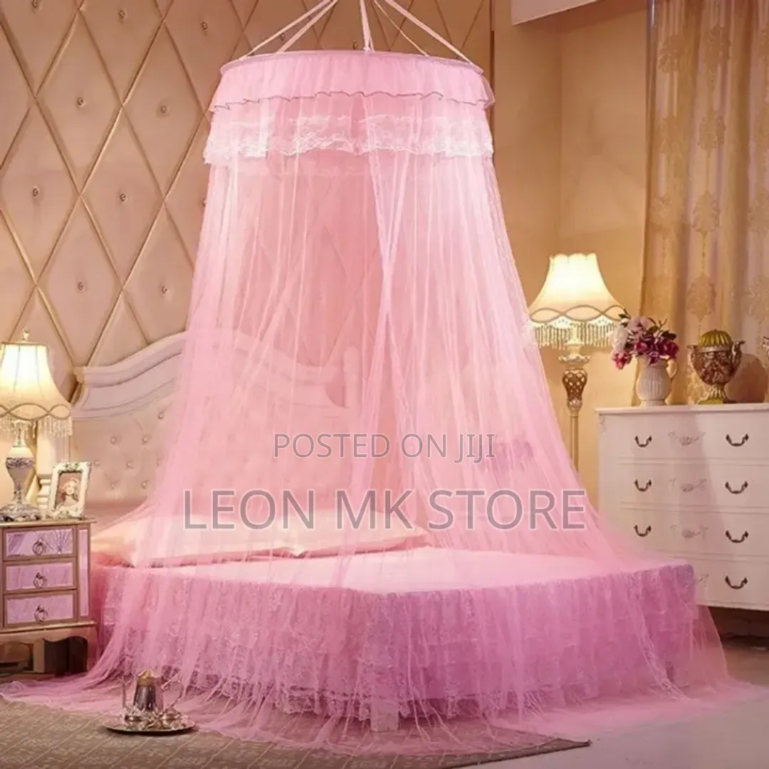 Pink Palace Round Mosquito Nets