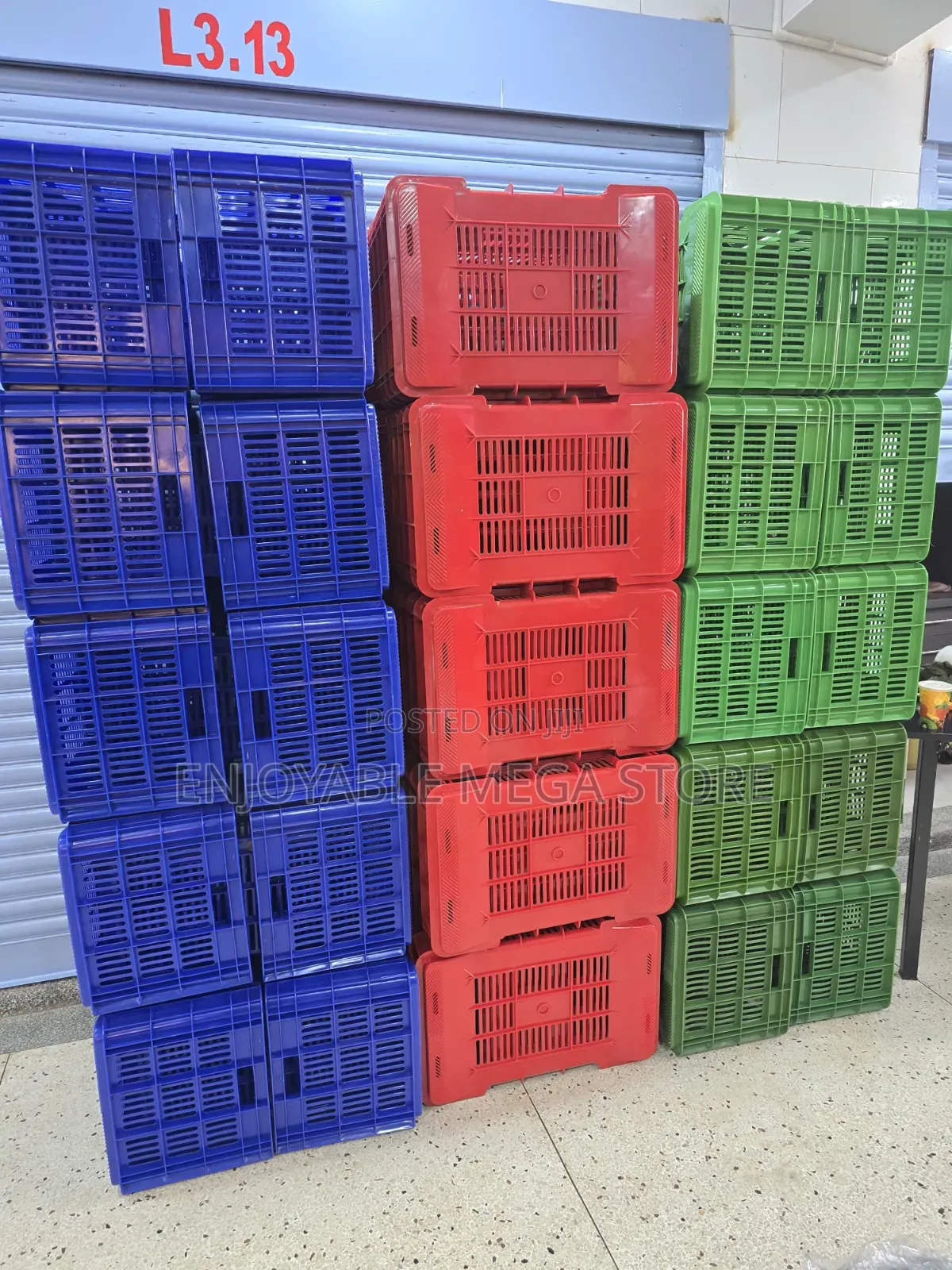 1pcs Heavy Duty Plastic Crates Plastic Crates