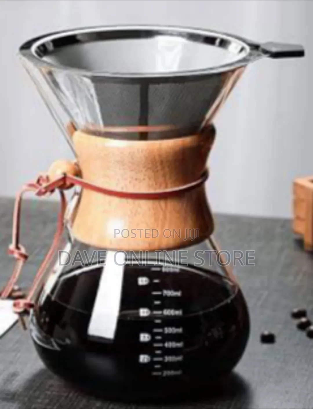 Glass Pour-Over Coffee Maker