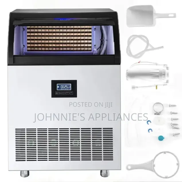 120kgs Commercial Ice Maker Machine With Transparent Lid Within 24hrs