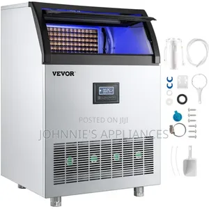 120kgs Commercial Ice Maker Machine With Transparent Lid Within 24hrs
