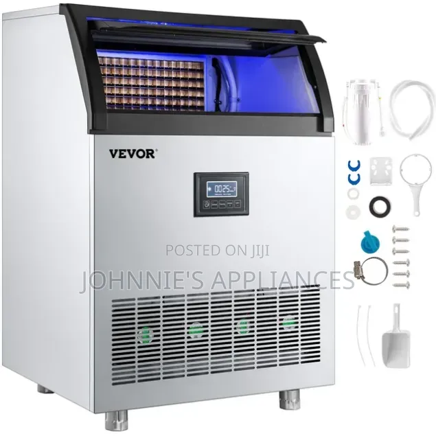 120kgs Commercial Ice Maker Machine With Transparent Lid Within 24hrs