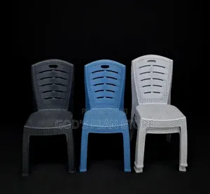 3-Colors Slatted Plastic Chairs Plastic Chairs
