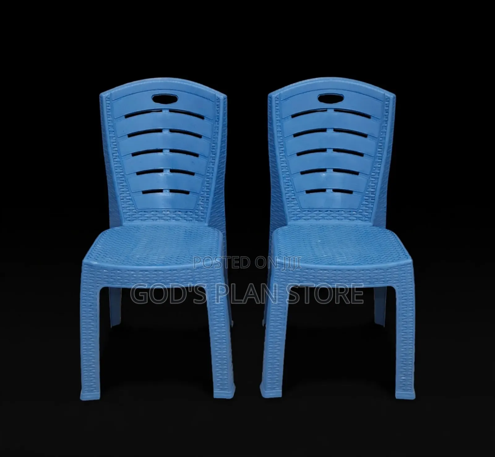 3-Colors Slatted Plastic Chairs Plastic Chairs
