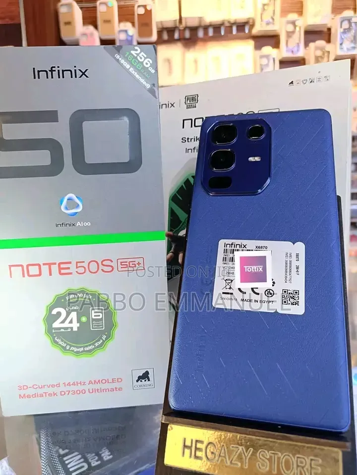 New Infinix Note 50s 256 GB Blue