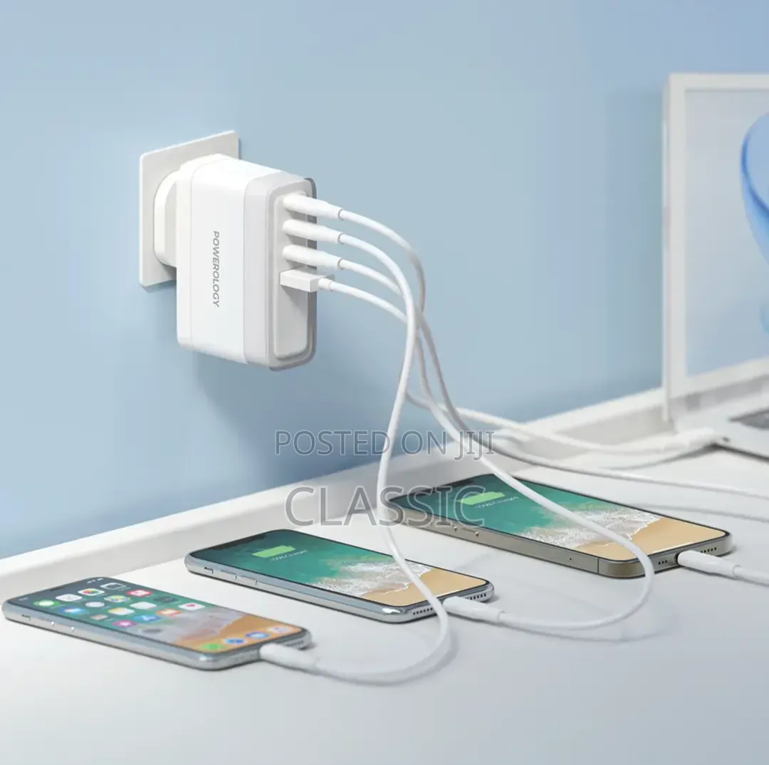 Powerology Lunex Series 140W Fast-Charging Adapter